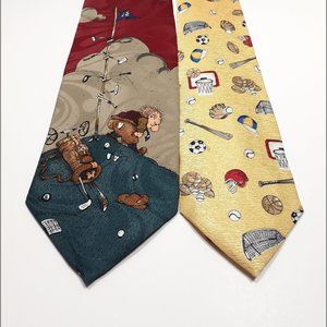 Necktie Sports and Golf Great for Sports Fans